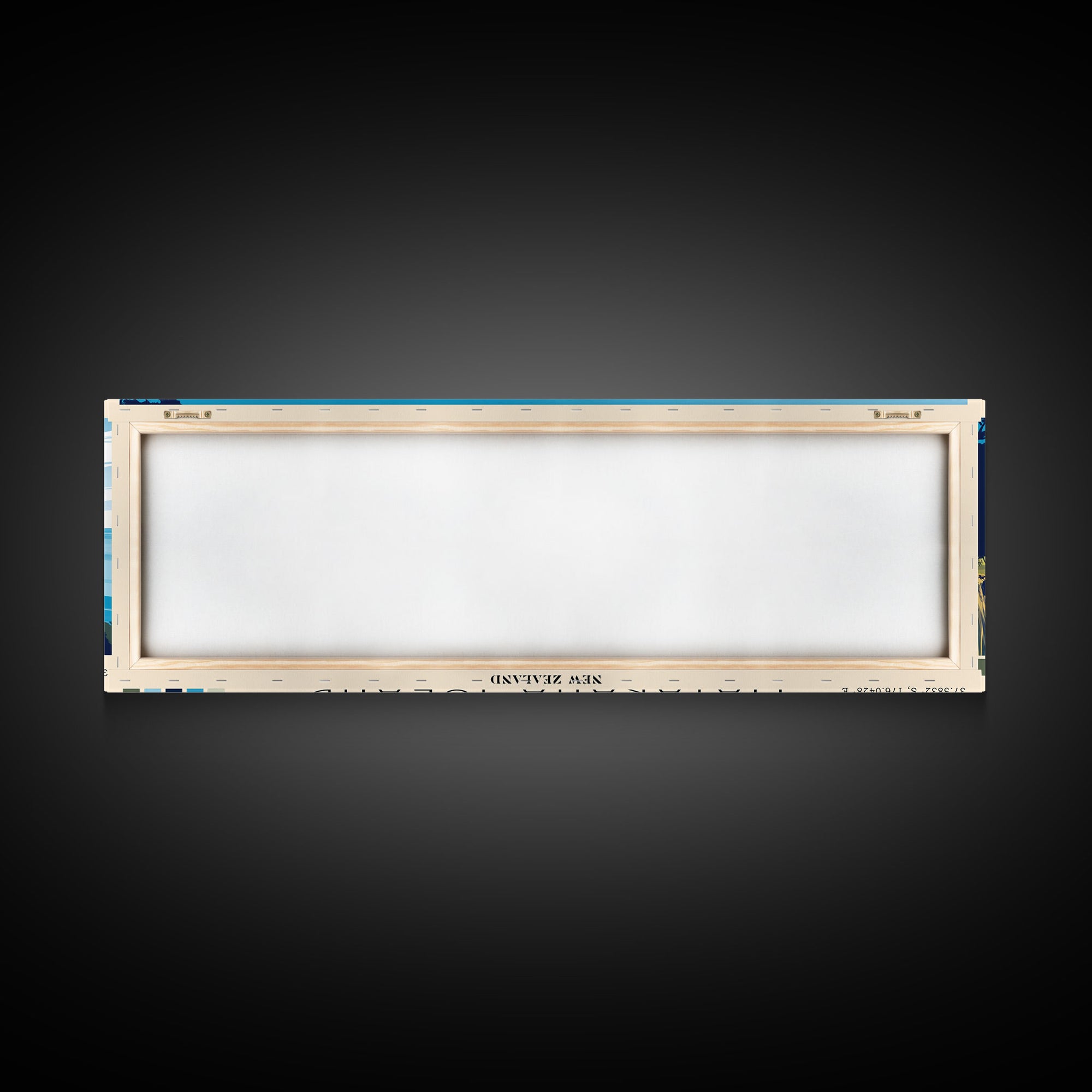 Matakana Island, New Zealand Panoramic Beach Print, Vacation Gift, New Zealand Wall Art, Framed Canvas Print, Framed Beach Painting