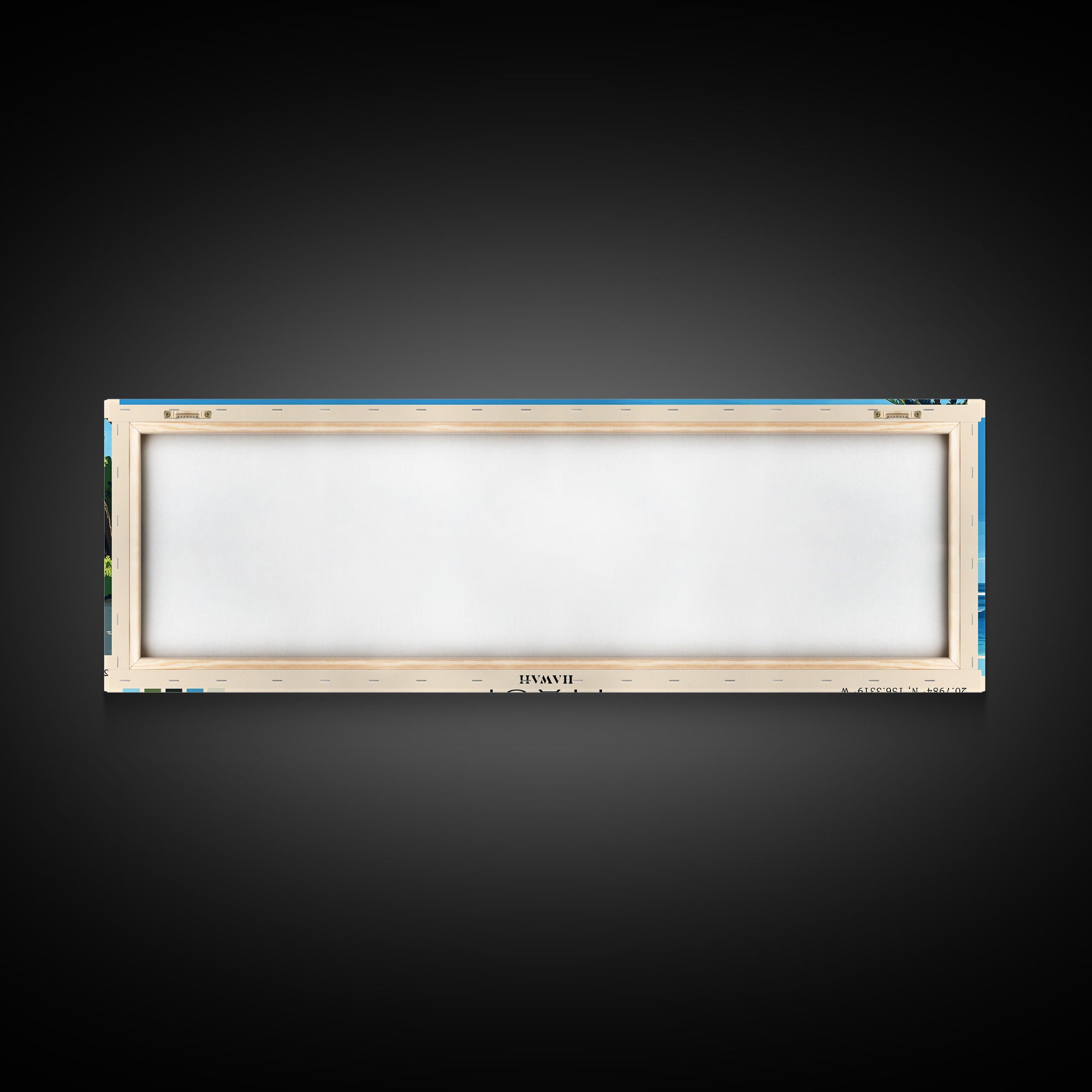 Maui, Hawaii Panoramic Print, Vacation Gift, Hawaii Wall Art, Beach Painting, Beach Decor, Beach Or Lakehouse Art