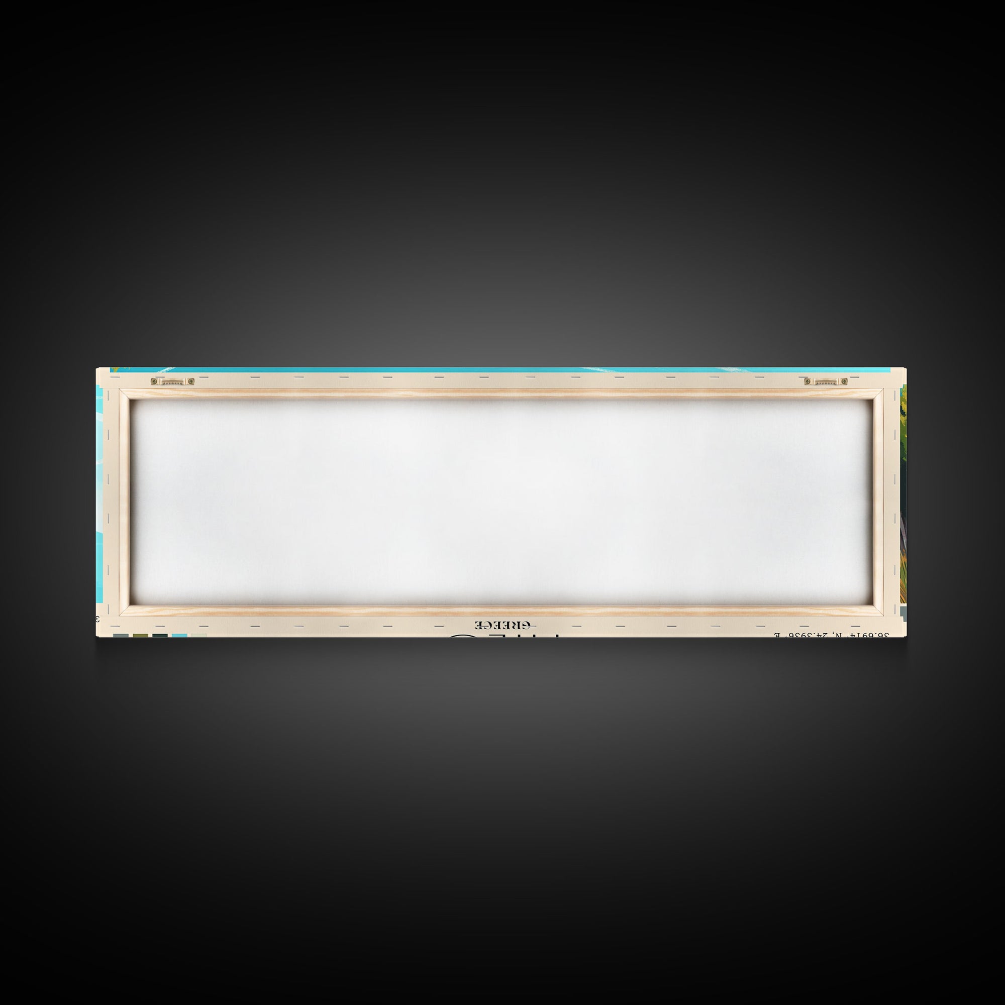 Milo, Greece Panoramic Beach Print, Vacation Gift, Greece Wall Art, Beach Painting, Beach Decor, Beach Painting