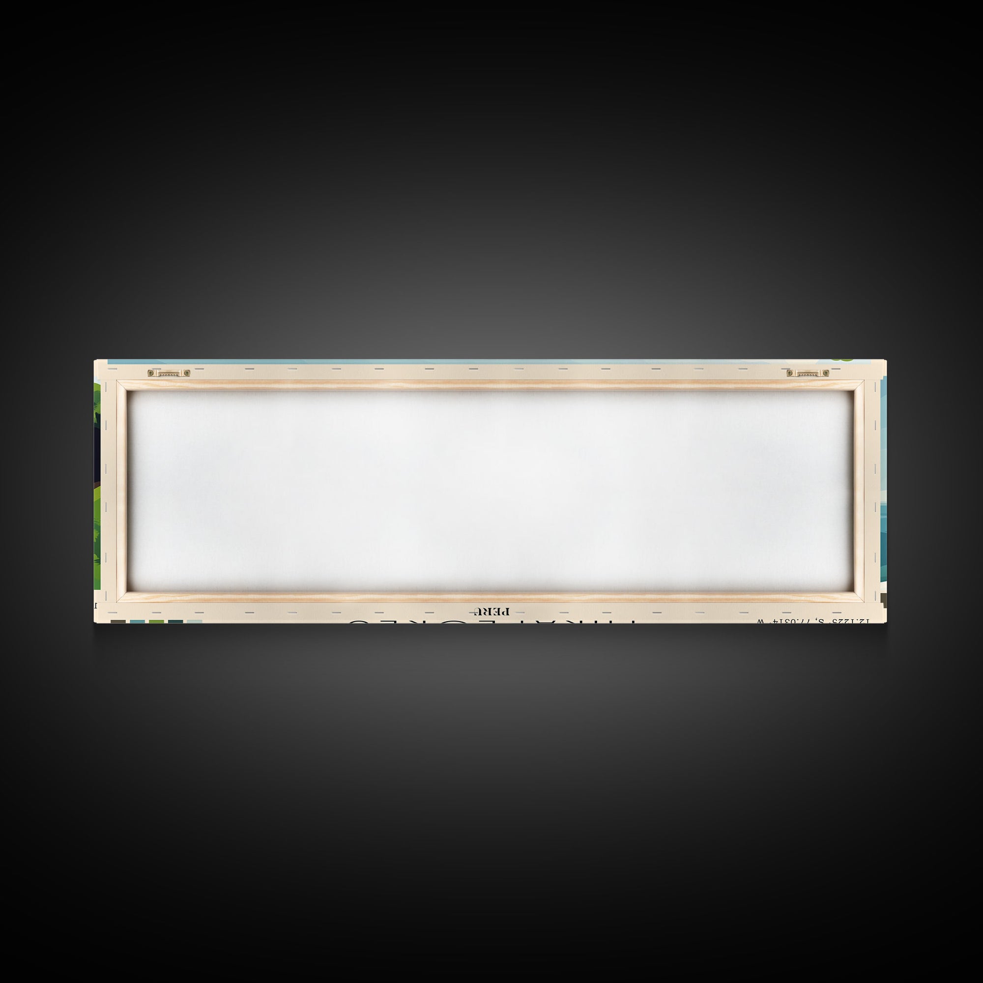 Miraflores, Peru Panoramic Print, Vacation Gift, Peru Wall Art, Beach Painting, Beach Decor, Beach Or Lakehouse Art