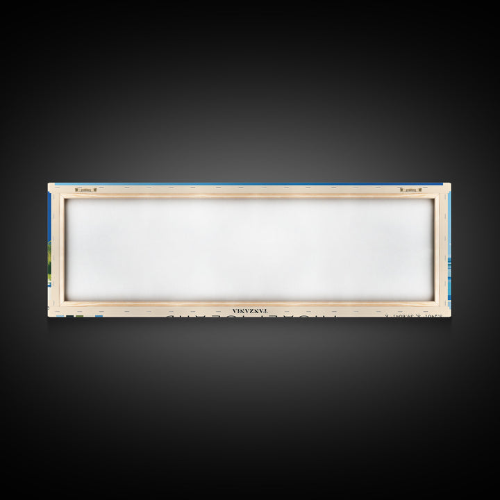 Misali Island, Tanzania Panoramic Print, Vacation Gift, Tanzania Wall Art, Beach Painting, Beach Decor, Large Wall Art, Wood Frame Art