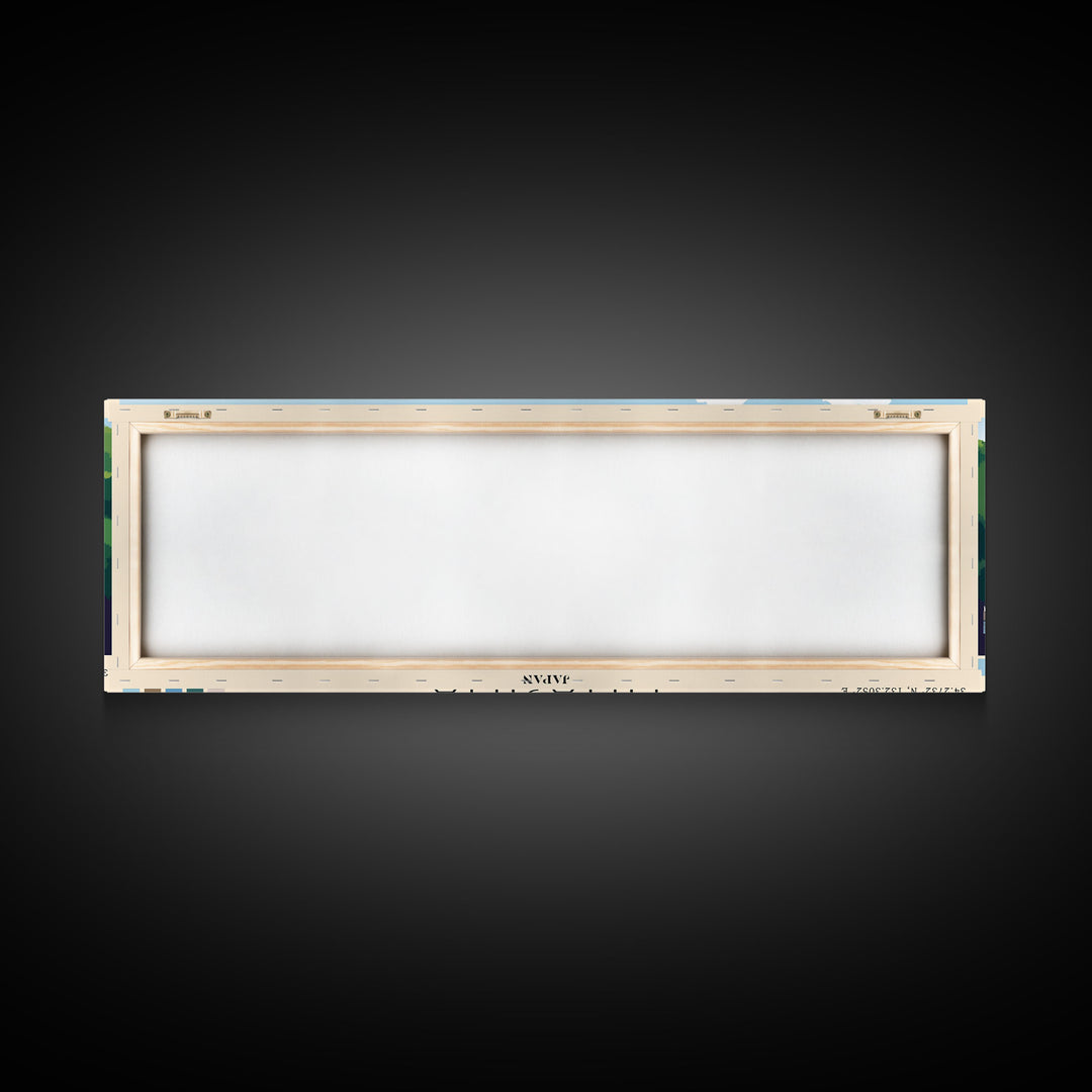 Miyajima, Japan Panoramic Print, Vacation Gift, Japan Wall Art, Beach Painting, Beach Decor, Beach Or Lakehouse Art