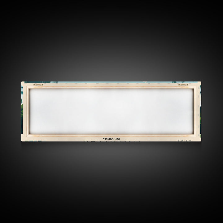 Moluccas, Indonesia Panoramic Beach Print, Vacation Gift, Indonesia Wall Art, Beach Painting, Beach Decor, Beach Painting