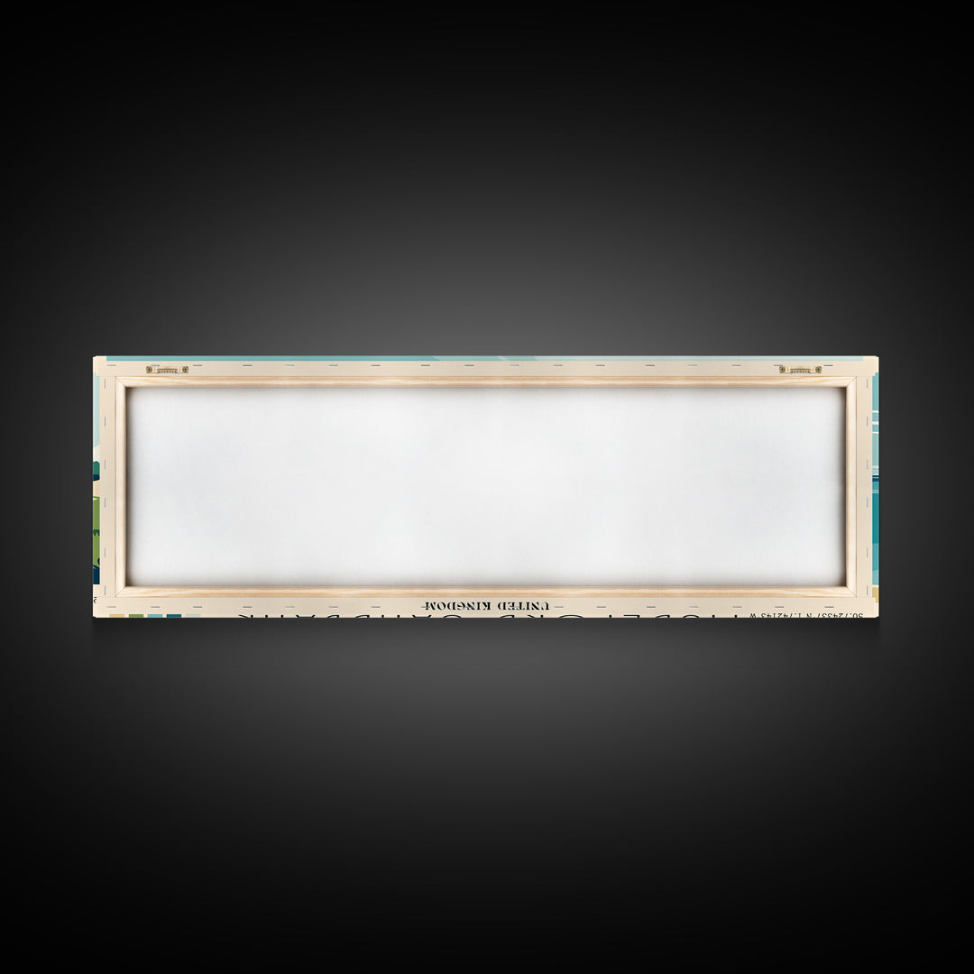 Mudeford Sandbank, United Kingdom Panoramic Print, Vacation Gift, United Kingdom Wall Art, Vacation Wall Art, Vacatation Memories, Beach Decor, Beach Or Lakehouse Art