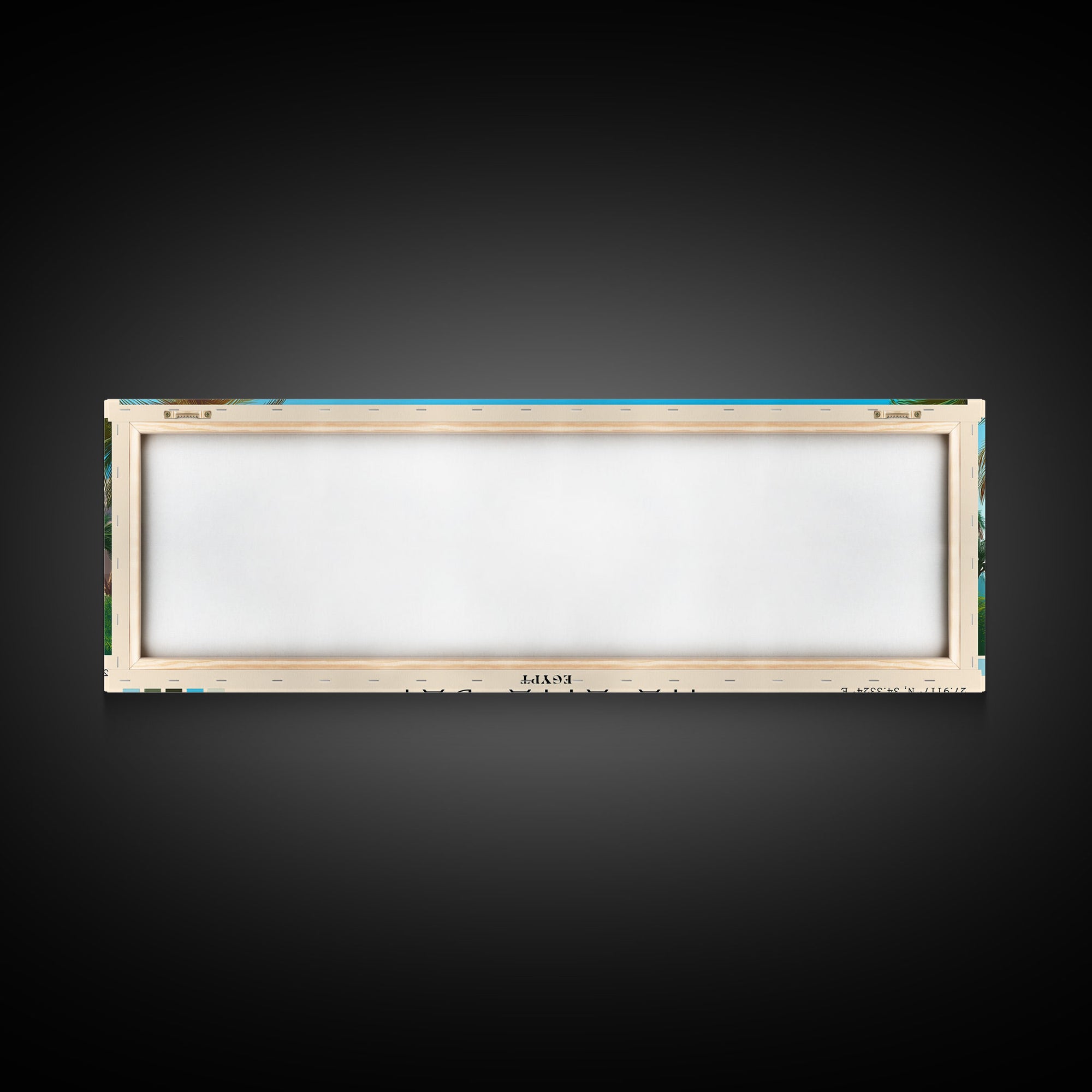 Na’ama Bay, Egypt Panoramic Beach Print, Vacation Gift, Egypt Wall Art, Beach Painting, Beach Decor, Beach Painting