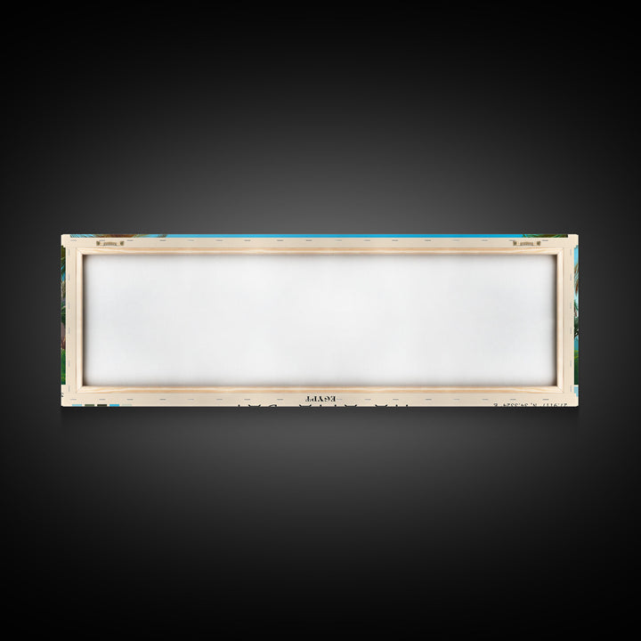 Na’ama Bay, Egypt Panoramic Beach Print, Vacation Gift, Egypt Wall Art, Beach Painting, Beach Decor, Beach Painting