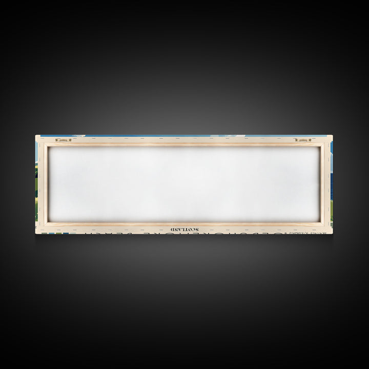 Oldshoremore beach, Scotland Panoramic Beach Print, Vacation Gift, Scotland Wall Art, Beach Painting, Beach Decor, Beach Painting