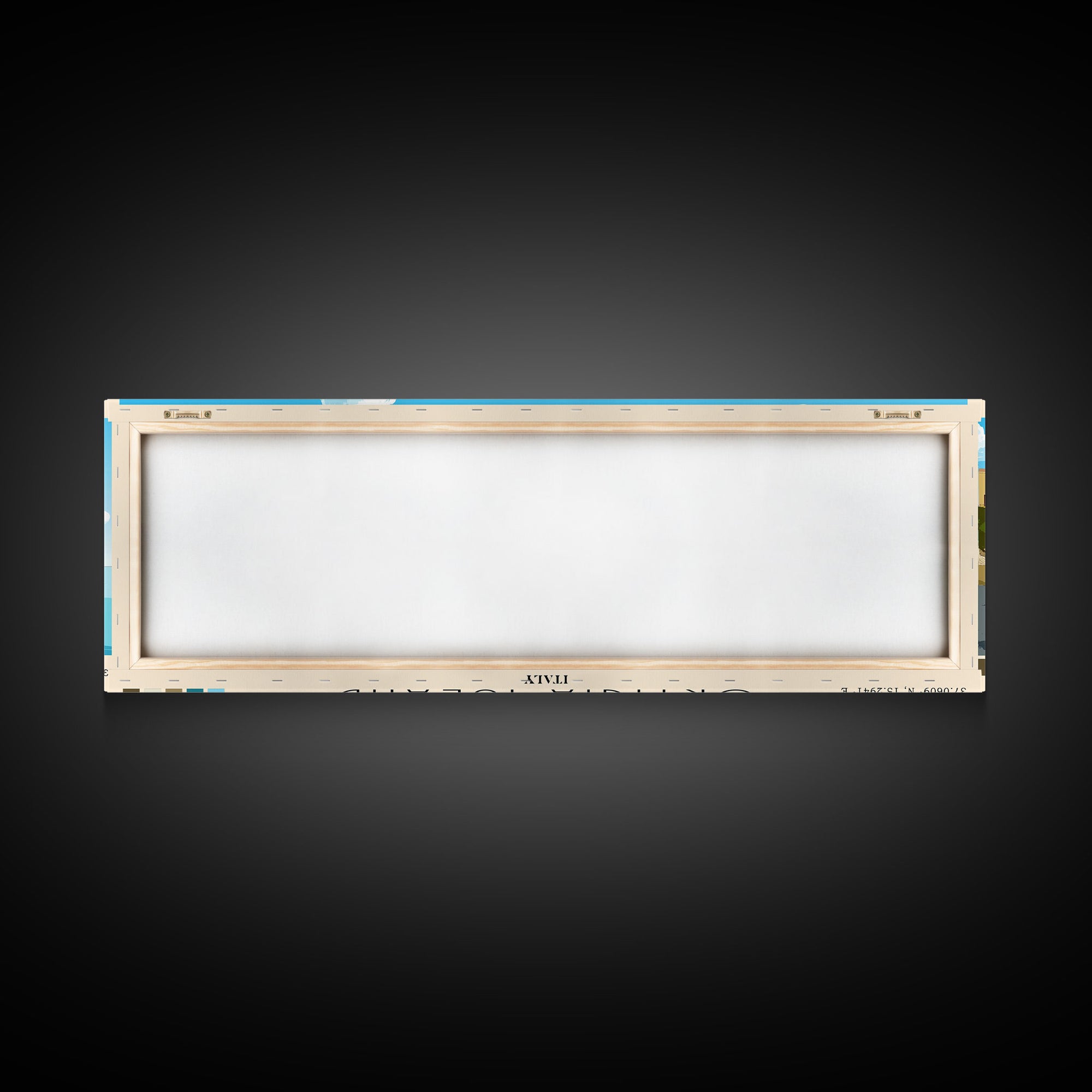 Ortigia Island, Italy Panoramic Print, Vacation Gift, Italy Wall Art, Beach Painting, Beach Decor, Beach Or Lakehouse Art