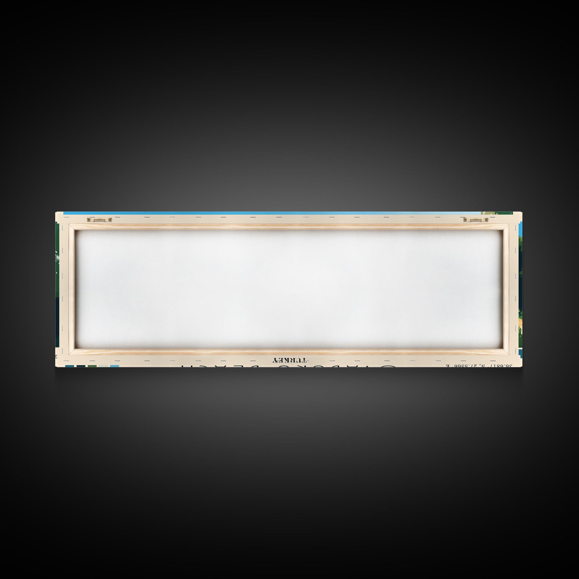 Ovabükü Beach, Turkey Panoramic Print, Vacation Gift, Turkey Wall Art, Vacation Wall Art, Vacatation Memories, Beach Decor, Beach Or Lakehouse Art