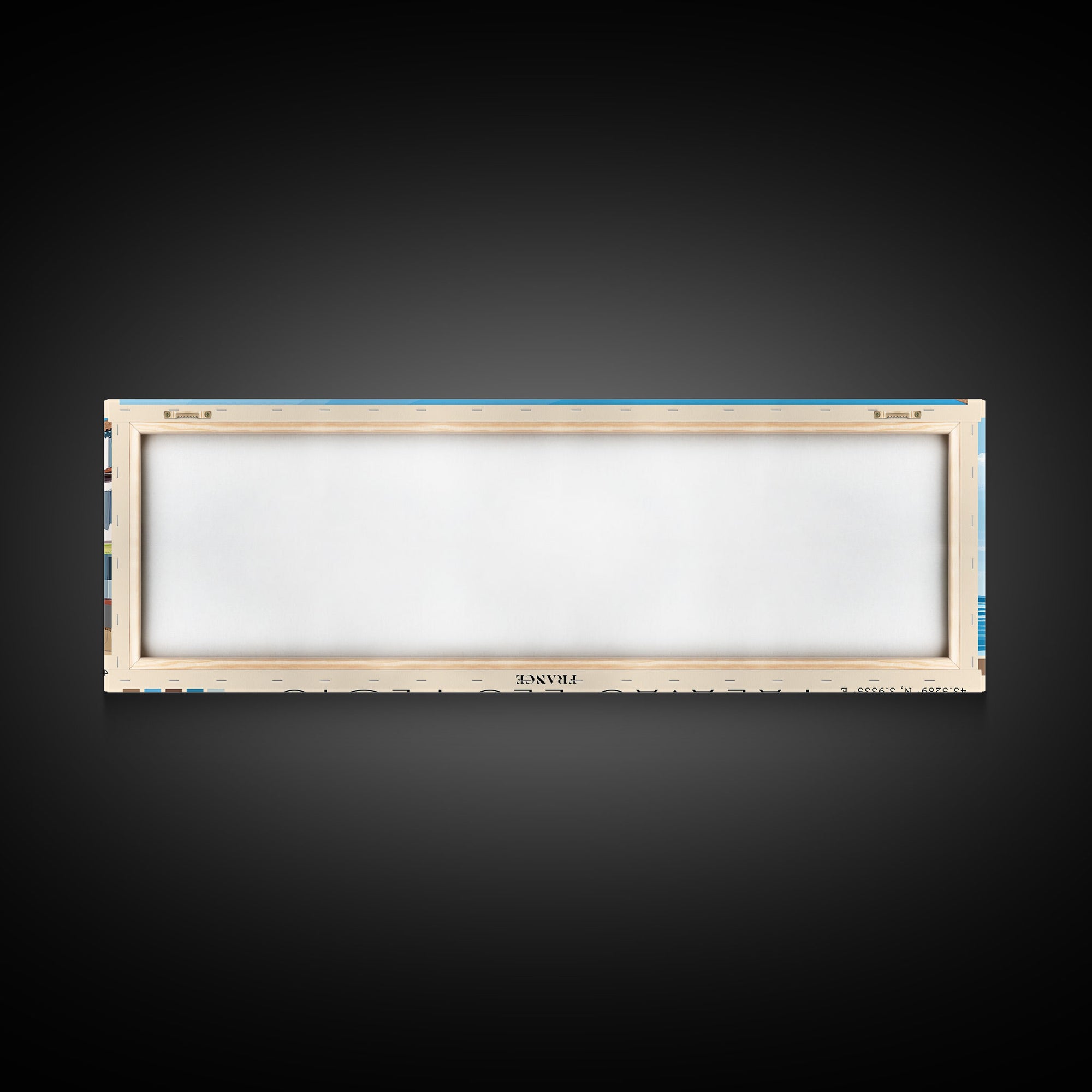 Palavas-les-Flots, France Panoramic Beach Print, Vacation Gift, France Wall Art, Beach Painting, Beach Decor, Beach Painting