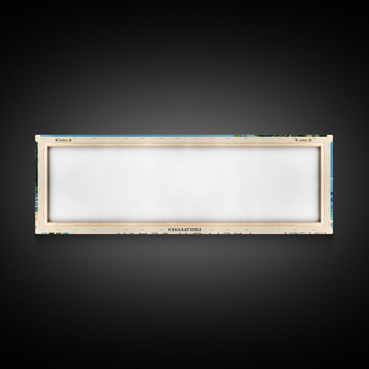 Paliton Beach, Philippines Panoramic Print, Vacation Gift, Philippines Wall Art, Vacation Wall Art, Vacatation Memories, Beach Decor, Beach Or Lakehouse Art