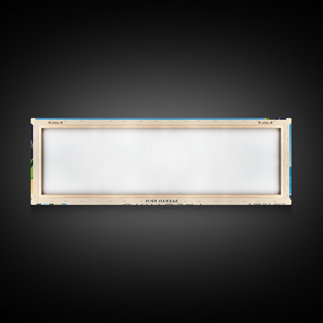 Palomino, Puerto Rico Panoramic Print, Vacation Gift, Puerto Rico Wall Art, Vacation Wall Art, Vacatation Memories, Beach Decor, Beach Or Lakehouse Art