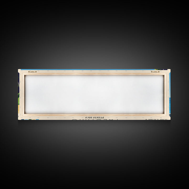 Palomino, Puerto Rico Panoramic Print, Vacation Gift, Puerto Rico Wall Art, Vacation Wall Art, Vacatation Memories, Beach Decor, Beach Or Lakehouse Art