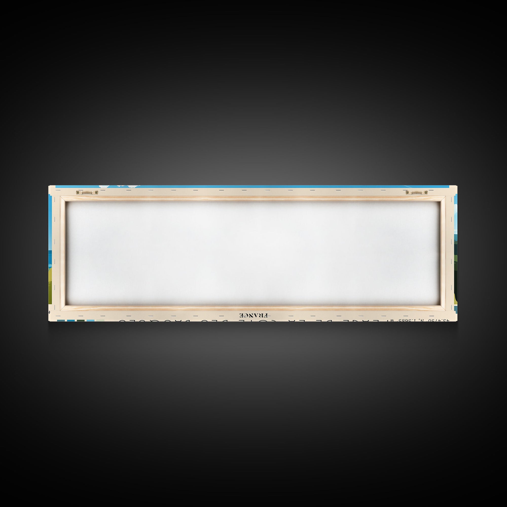 Plage de la Côte des Basques, France Panoramic Print, Vacation Gift, France Wall Art, Vacation Wall Art, Vacatation Memories, Beach Decor, Beach Or Lakehouse Art