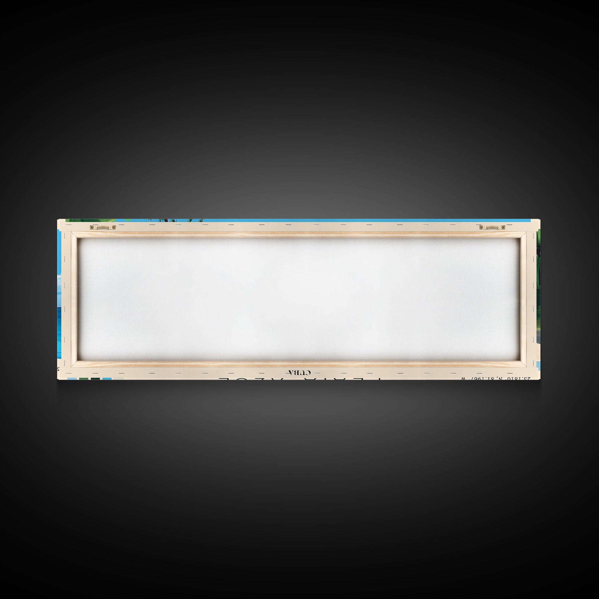 Playa Azul, Cuba Panoramic Print, Vacation Gift, Cuba Wall Art, Vacation Wall Art, Vacatation Memories, Beach Decor, Beach Or Lakehouse Art