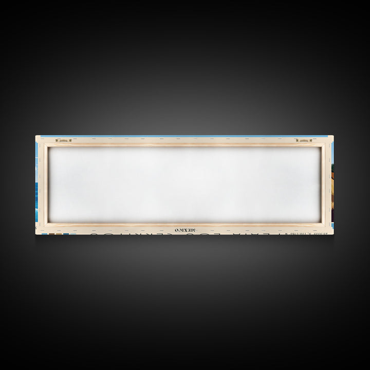 Playa Los Cerritos, Mexico Panoramic Print, Vacation Gift, Mexico Wall Art, Vacation Wall Art, Vacatation Memories, Beach Decor, Beach Or Lakehouse Art