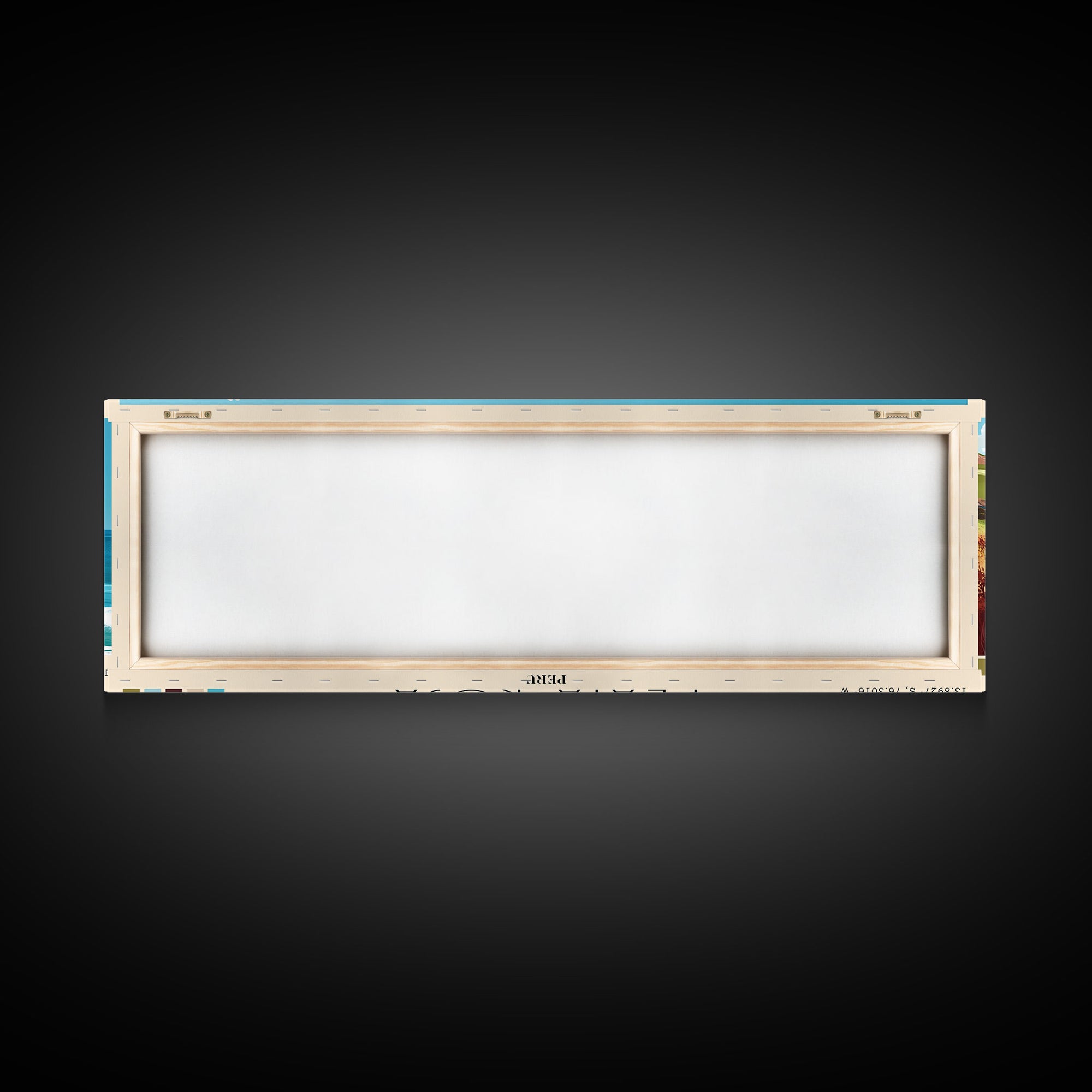 Playa Roja, Peru Panoramic Print, Vacation Gift, Peru Wall Art, Vacation Wall Art, Vacatation Memories, Beach Decor, Beach Or Lakehouse Art