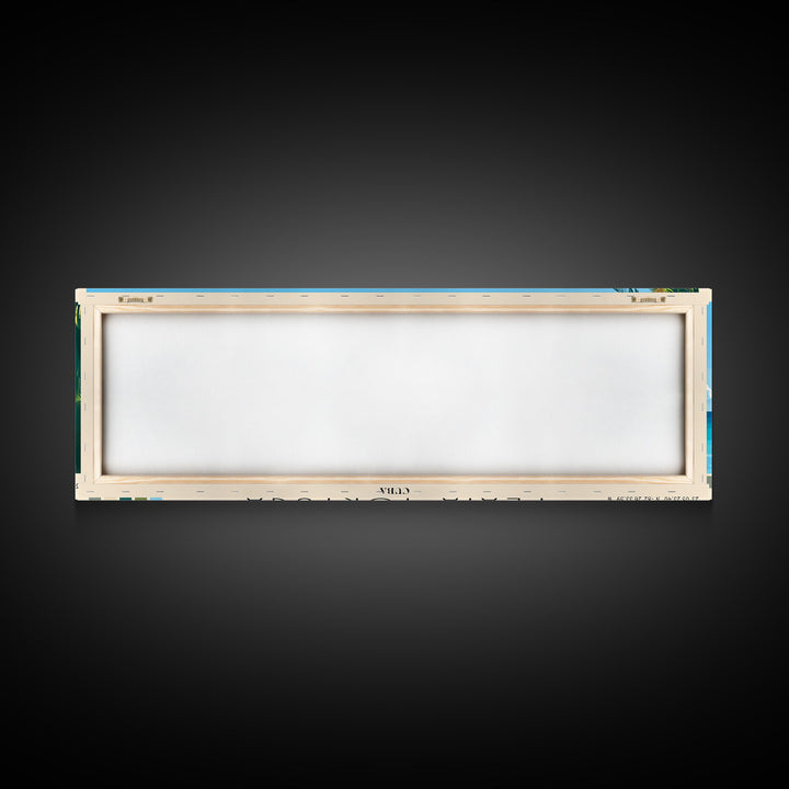 Playa Tortuga, Cuba Panoramic Beach Print, Vacation Gift, Cuba Wall Art, Beach Painting, Beach Decor, Beach Painting