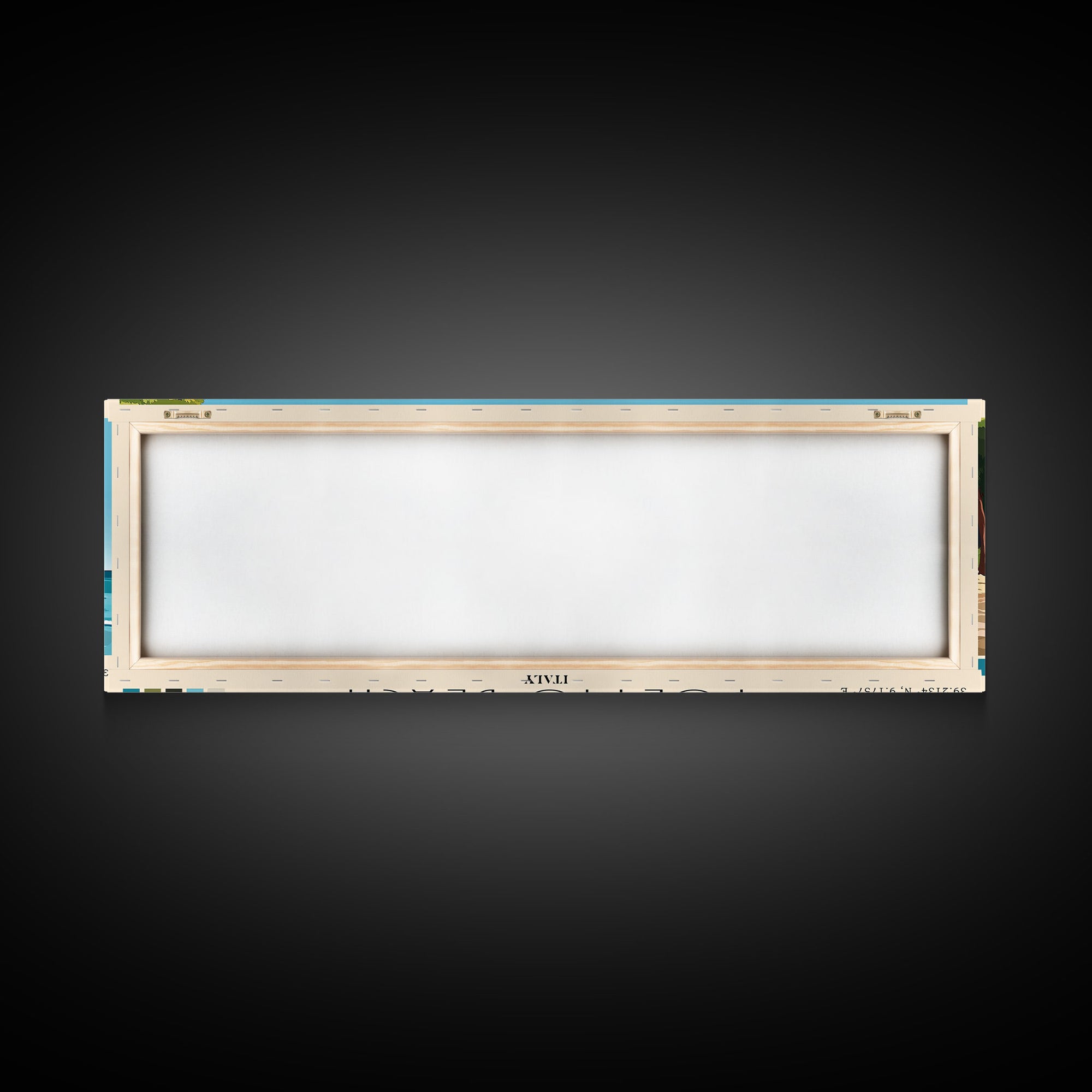 Poetto Beach, Italy Panoramic Print, Vacation Gift, Italy Wall Art, Vacation Wall Art, Vacatation Memories, Beach Decor, Beach Or Lakehouse Art