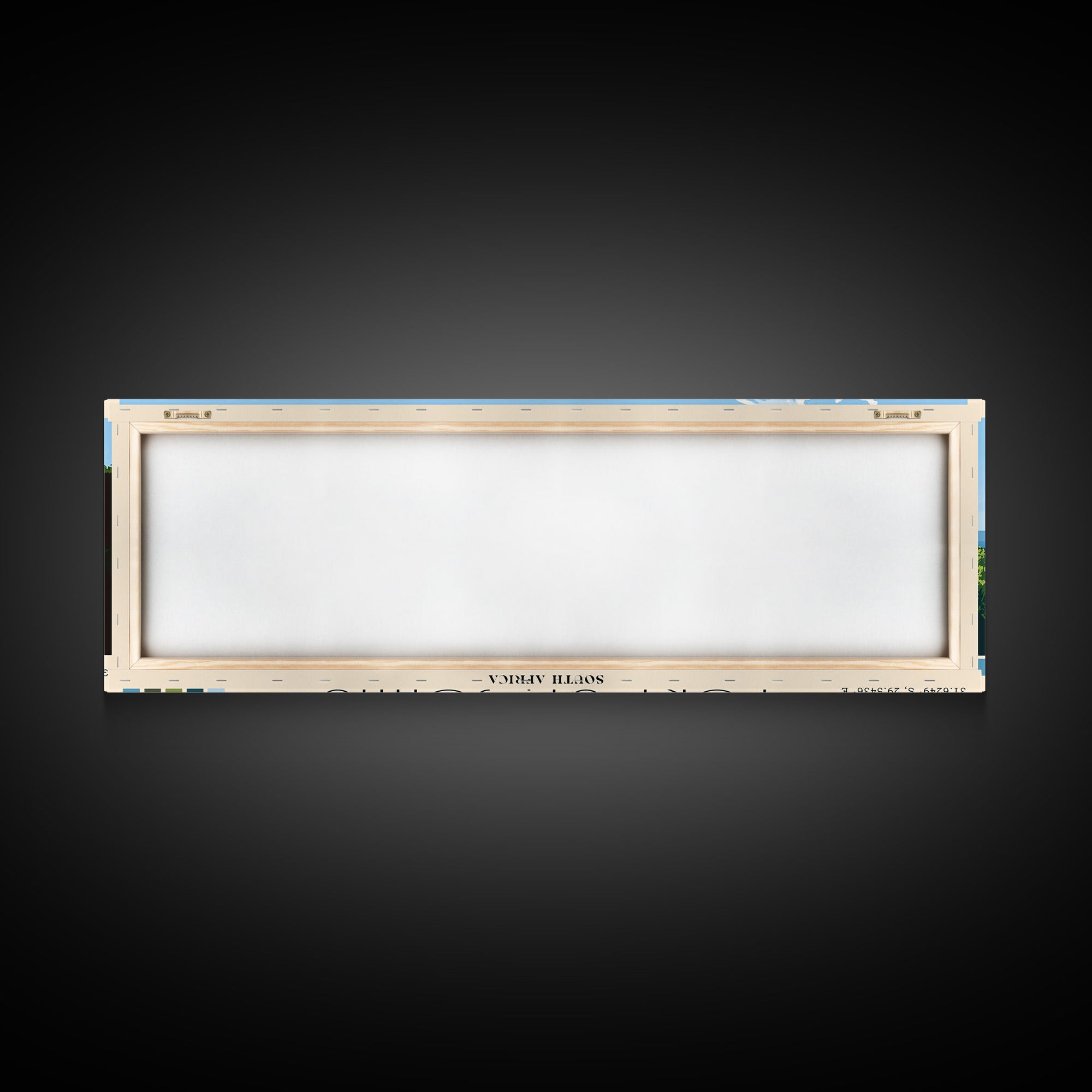 Port St. Johns, South Africa Panoramic Beach Print, Vacation Gift, South Africa Wall Art, Framed Canvas Print, Framed Beach Painting