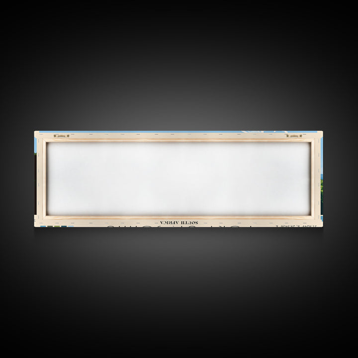 Port St. Johns, South Africa Panoramic Beach Print, Vacation Gift, South Africa Wall Art, Framed Canvas Print, Framed Beach Painting