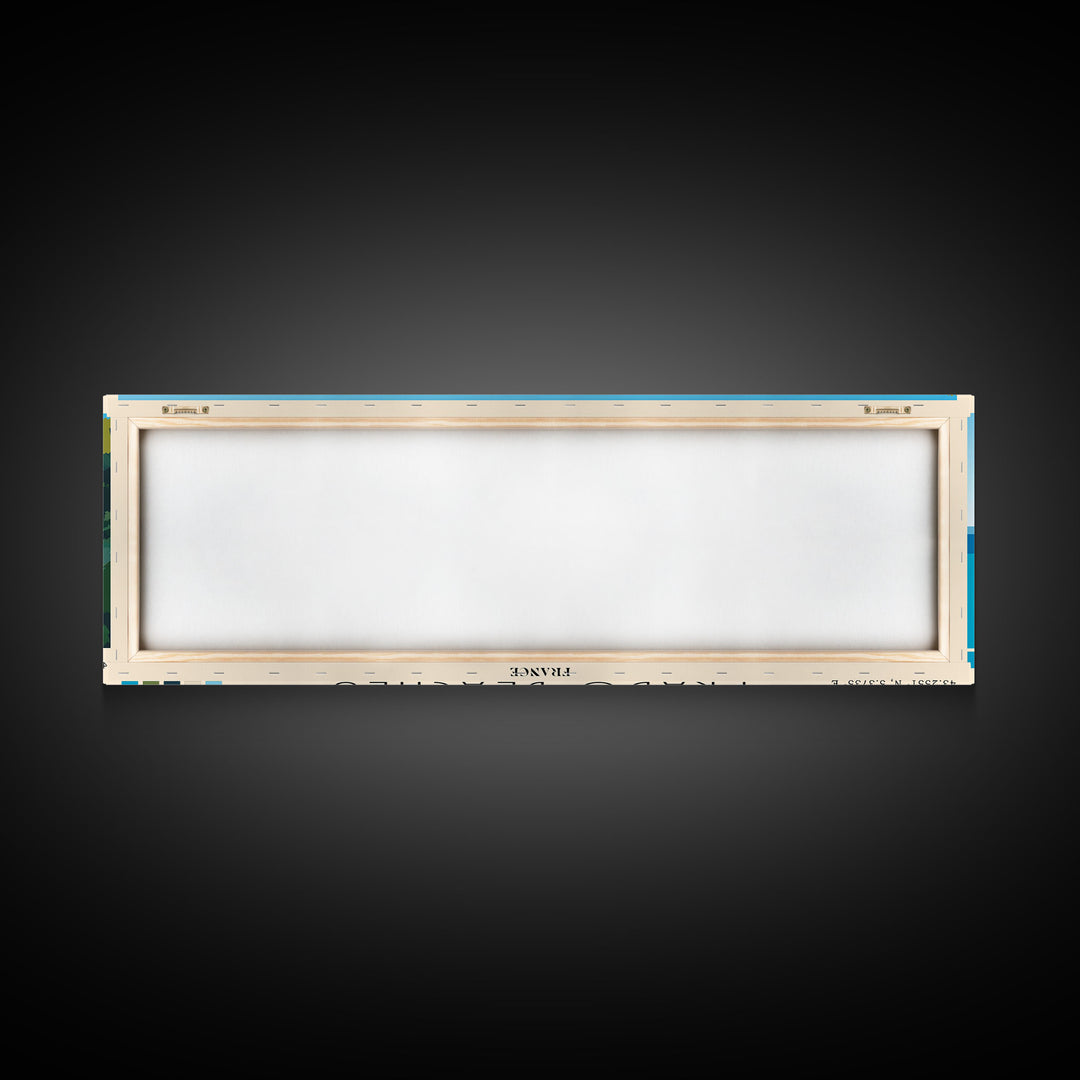 Prado Beaches, France Panoramic Print, Vacation Gift, France Wall Art, Vacation Wall Art, Vacatation Memories, Beach Decor, Beach Or Lakehouse Art