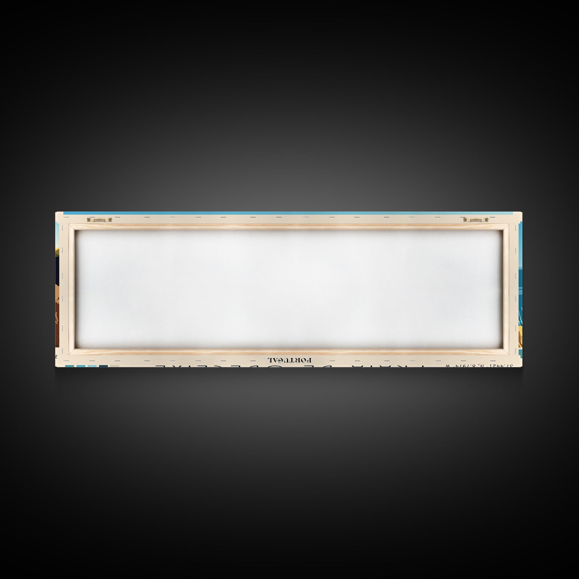 Praia de Odeceixe, Portugal Panoramic Print, Vacation Gift, Portugal Wall Art, Beach Painting, Beach Decor, Beach Or Lakehouse Art