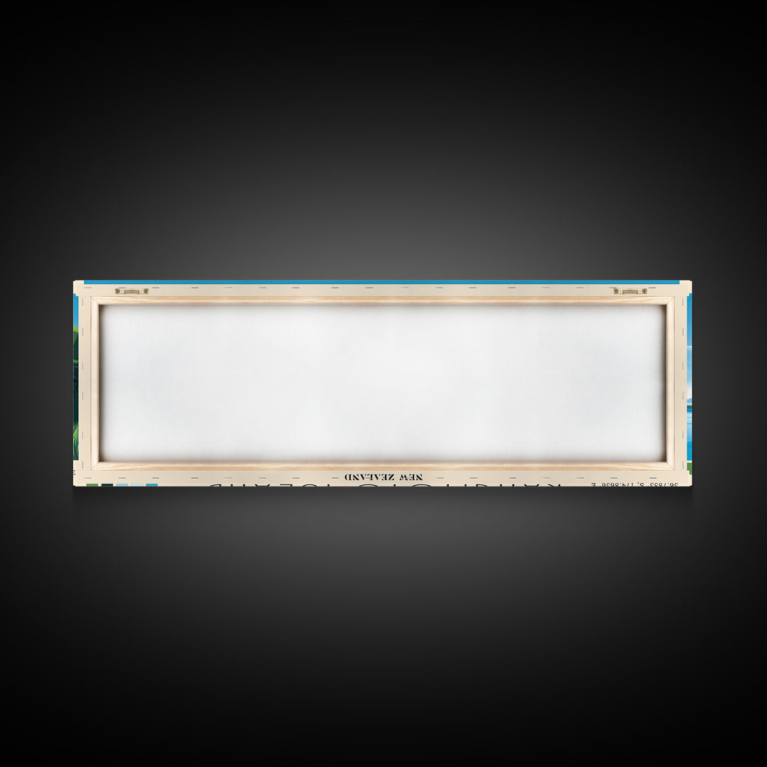 Rangitoto Island, New Zealand Panoramic Print, Vacation Gift, New Zealand Wall Art, Vacation Wall Art, Vacatation Memories, Beach Decor, Beach Or Lakehouse Art