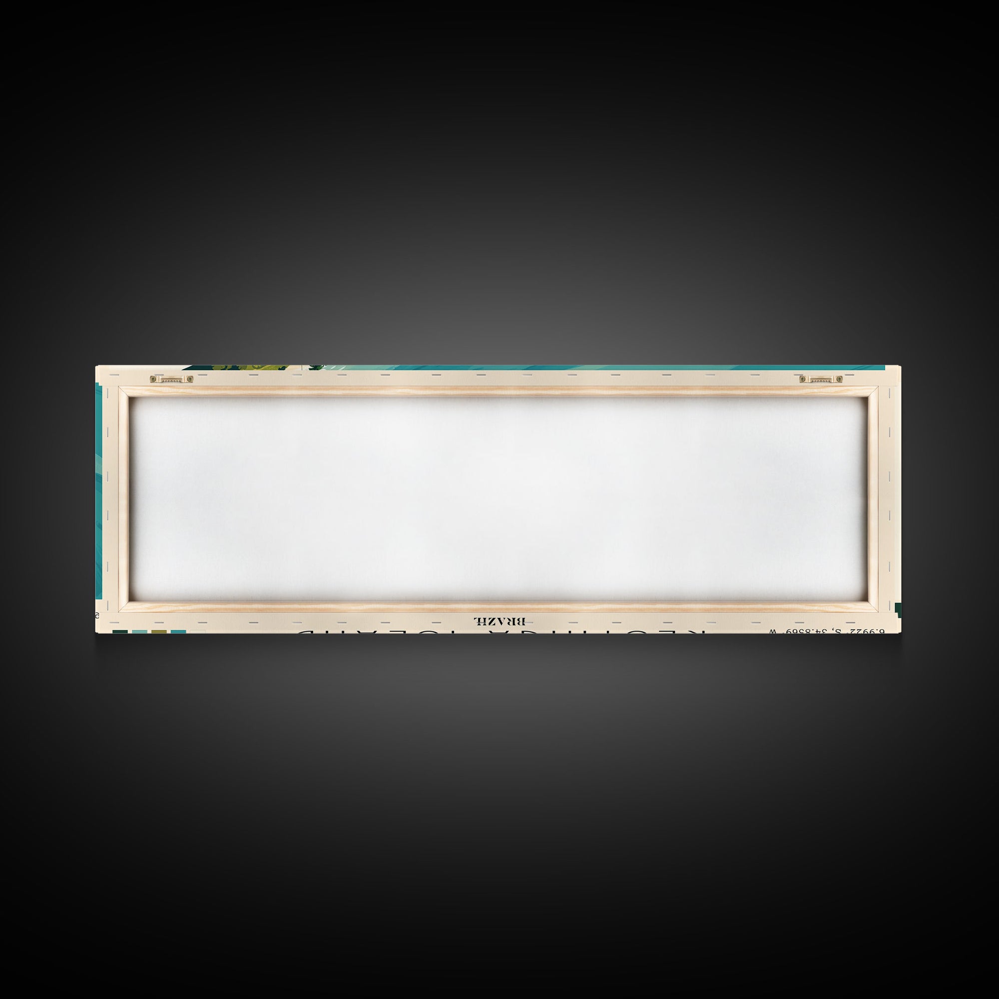 Restinga Island, Brazil Panoramic Print, Vacation Gift, Brazil Wall Art, Beach Painting, Beach Decor, Beach Or Lakehouse Art