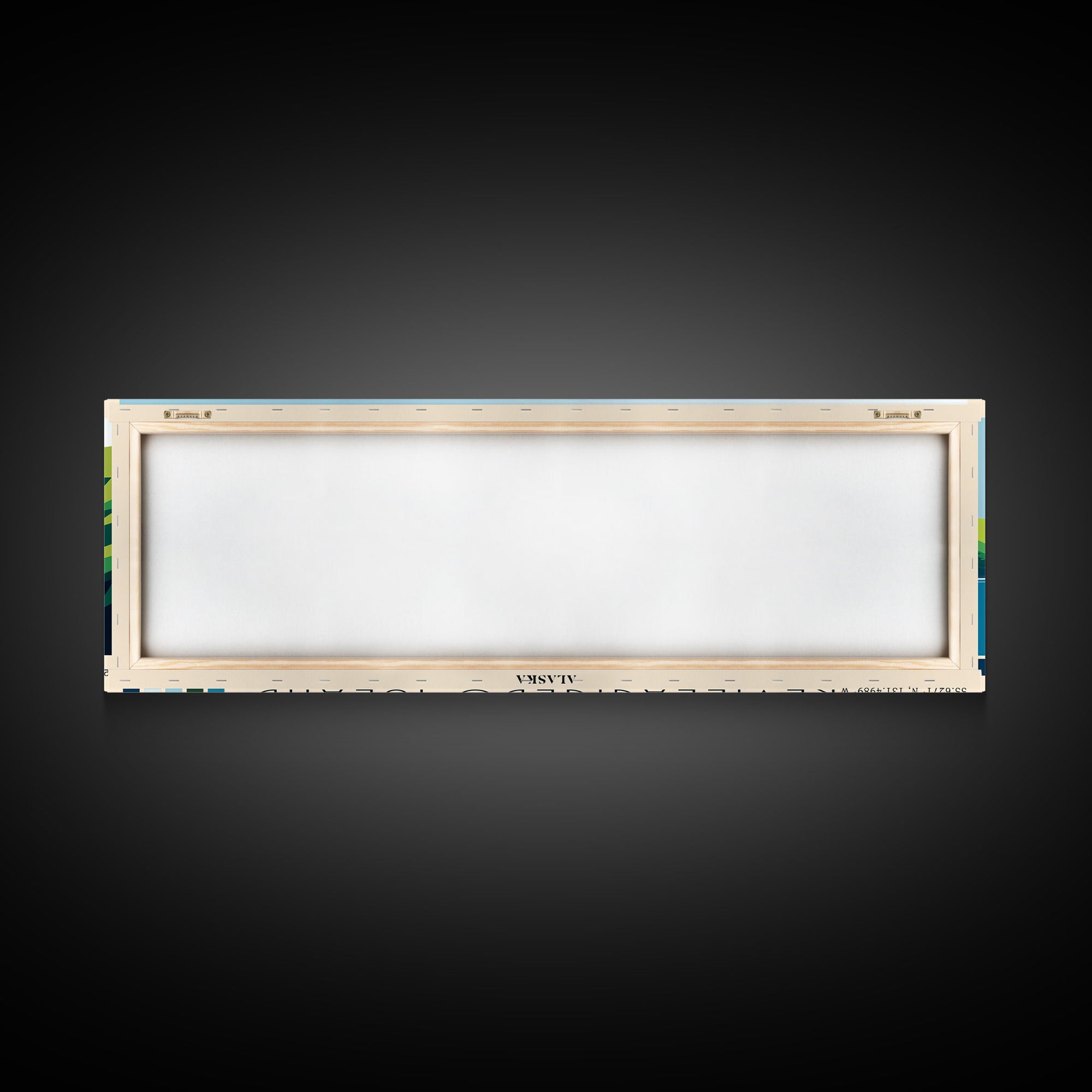 Revillagigedo Island, Alaska Panoramic Print, Vacation Gift, Alaska Wall Art, Beach Painting, Beach Decor, Large Wall Art, Wood Frame Art