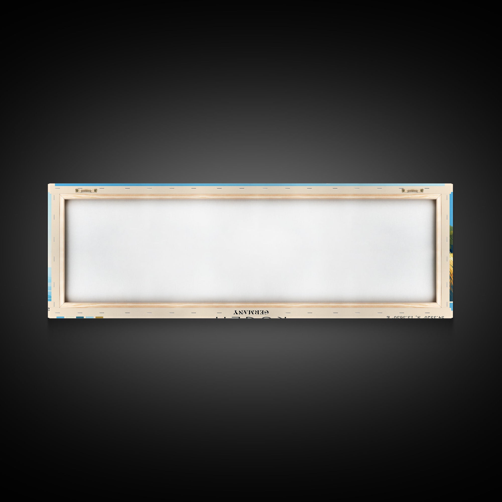 Rügen, Germany Panoramic Beach Print, Vacation Gift, Germany Wall Art, Beach Painting, Beach Decor, Beach Painting