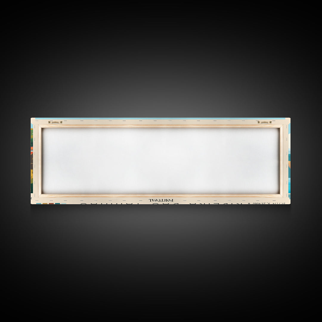 Ribeira das Tainhas, Portugal Panoramic Print, Vacation Gift, Portugal Wall Art, Vacation Wall Art, Vacatation Memories, Beach Decor, Beach Or Lakehouse Art