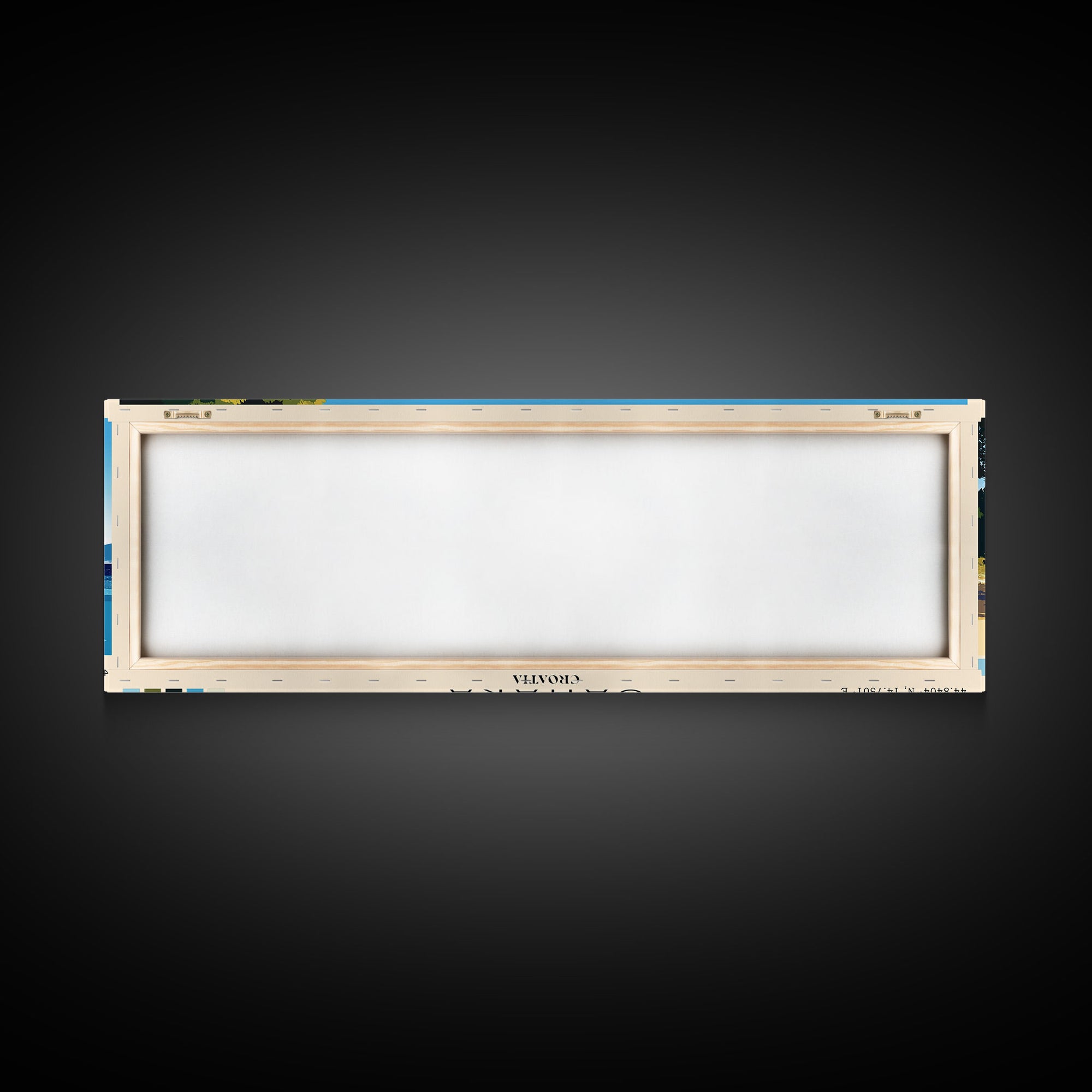 Sahara, Croatia Panoramic Print, Vacation Gift, Croatia Wall Art, Vacation Wall Art, Vacatation Memories, Beach Decor, Beach Or Lakehouse Art