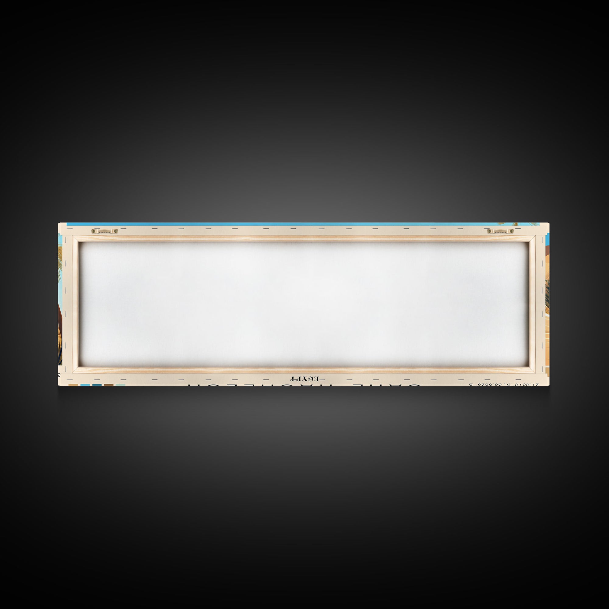 Sahl Hasheesh, Egypt Panoramic Beach Print, Vacation Gift, Egypt Wall Art, Beach Painting, Beach Decor, Beach Painting