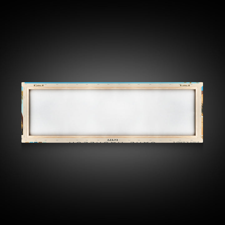 Sahl Hasheesh, Egypt Panoramic Beach Print, Vacation Gift, Egypt Wall Art, Beach Painting, Beach Decor, Beach Painting