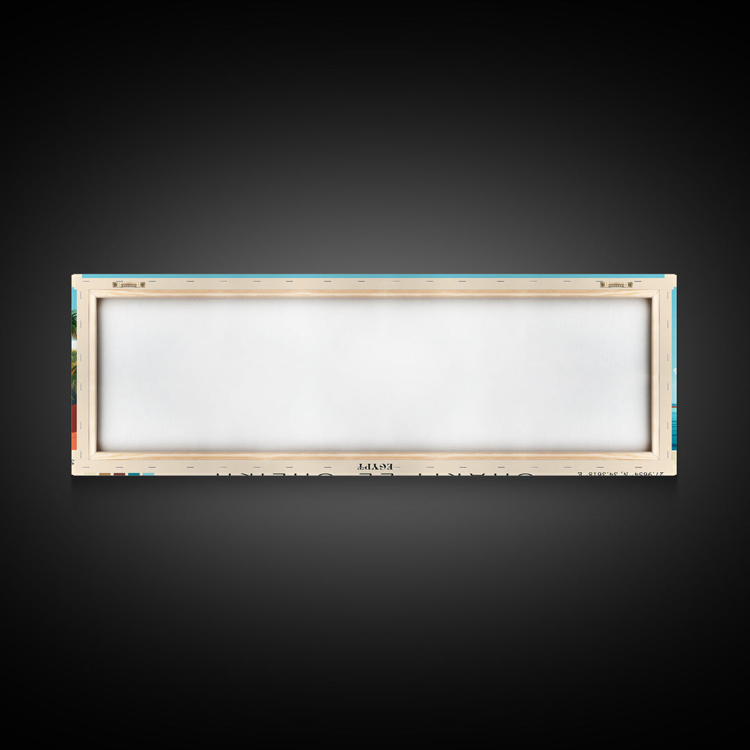Sharm El Sheikh, Egypt Panoramic Print, Vacation Gift, Egypt Wall Art, Vacation Wall Art, Vacatation Memories, Beach Decor, Beach Or Lakehouse Art