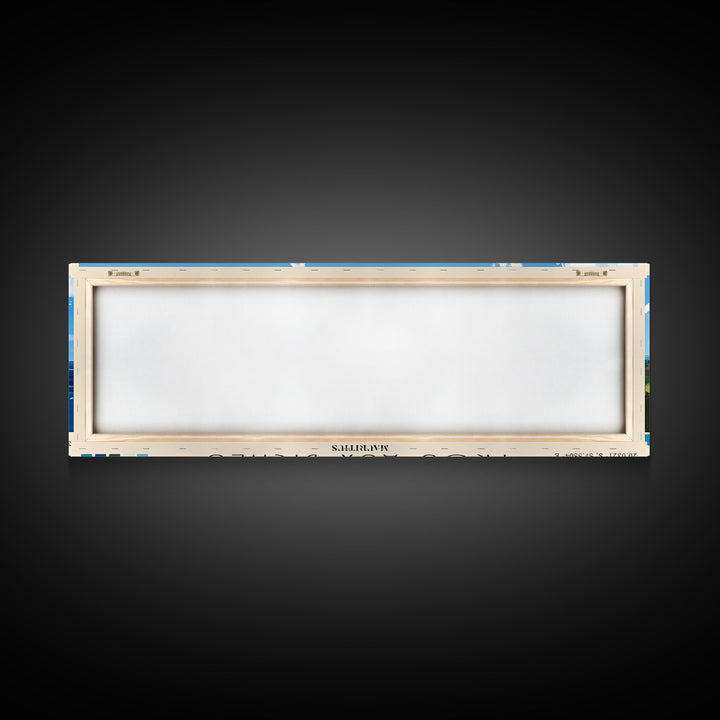 Trou aux Biches, Mauritius Panoramic Print, Vacation Gift, Mauritius Wall Art, Beach Painting, Beach Decor, Beach Or Lakehouse Art