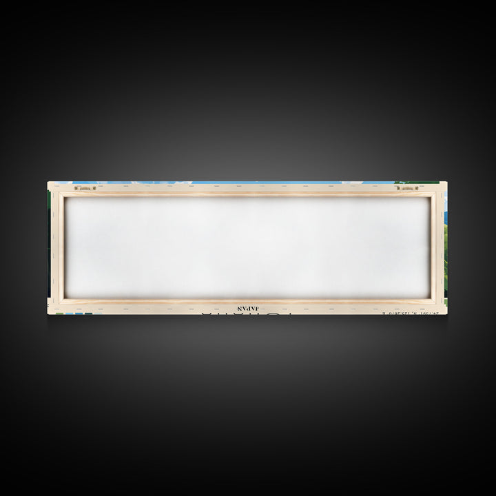 Yonaha, Japan Panoramic Print, Vacation Gift, Japan Wall Art, Vacation Wall Art, Vacatation Memories, Beach Decor, Beach Or Lakehouse Art