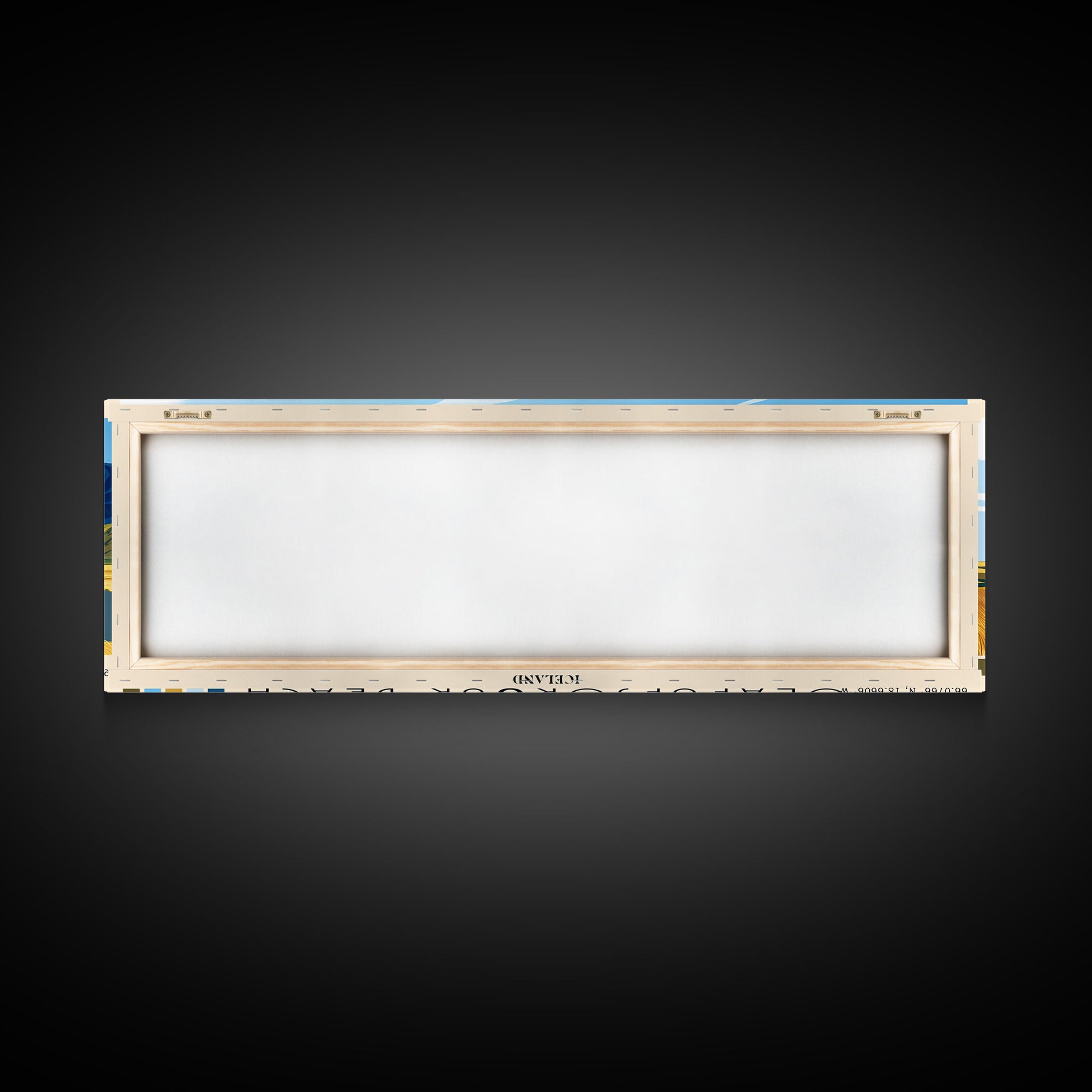 Ólafsfjörður Beach, Iceland Panoramic Print, Vacation Gift, Iceland Wall Art, Beach Painting, Beach Decor, Beach Or Lakehouse Art