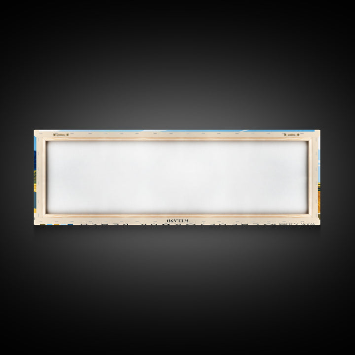 Ólafsfjörður Beach, Iceland Panoramic Print, Vacation Gift, Iceland Wall Art, Beach Painting, Beach Decor, Beach Or Lakehouse Art