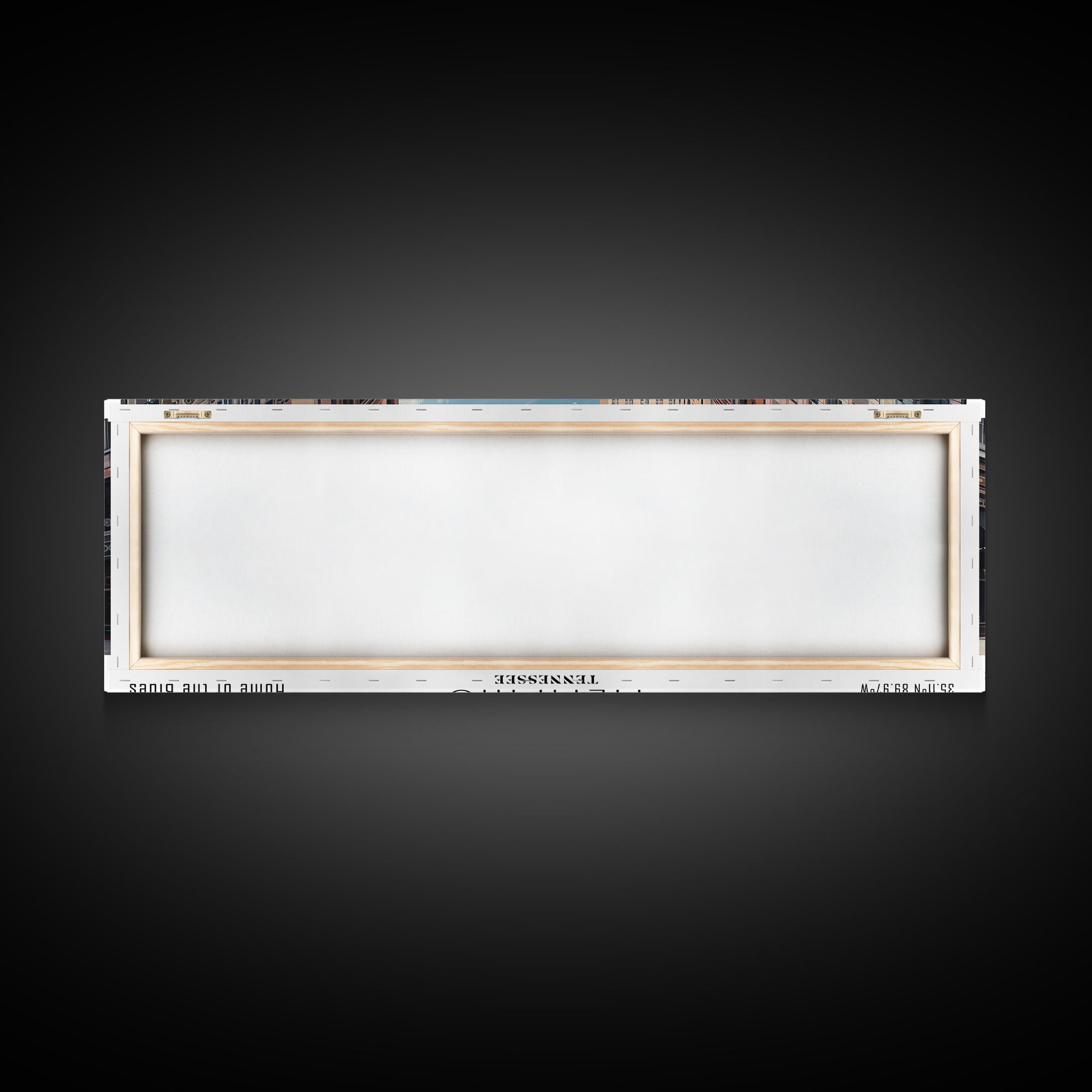 Memphis Tennessee Panoramic Framed Canvas Print, Watercolor Cityscape for Home, Office Wall Art, Living Room Decor, Travel Poster, Gift Idea