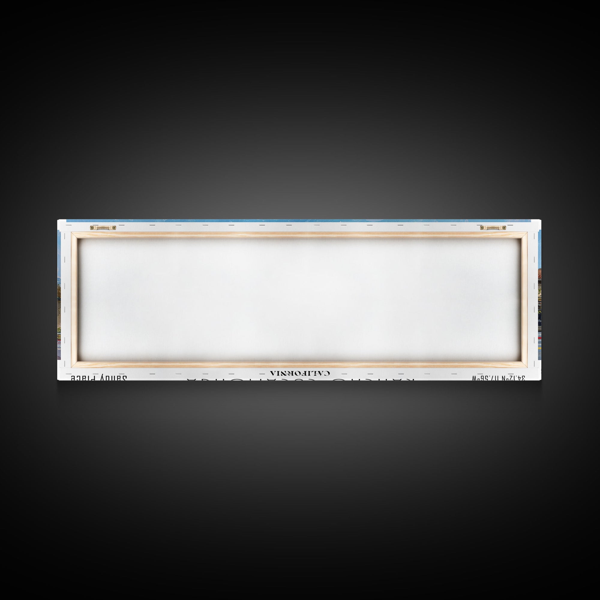 Rancho Cucamonga California Panoramic Print, Stylish Framed Canvas Print, Travel Poster Art, Home Decor, Office Wall Art