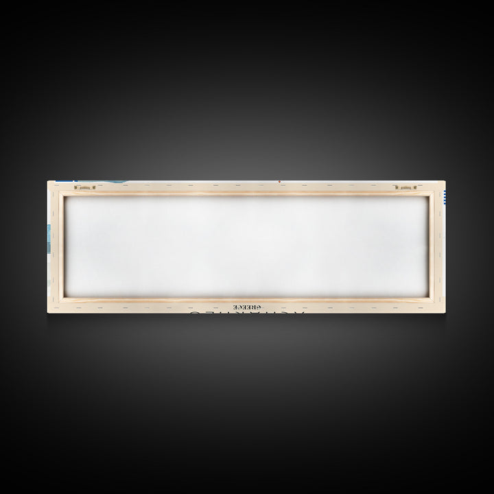 Acharnes Greece Travel Print Wall Art, Panoramic City Art, Travel Art, Wall Decor, Vacation Gift, Framed Canvas Print Or Metal Art