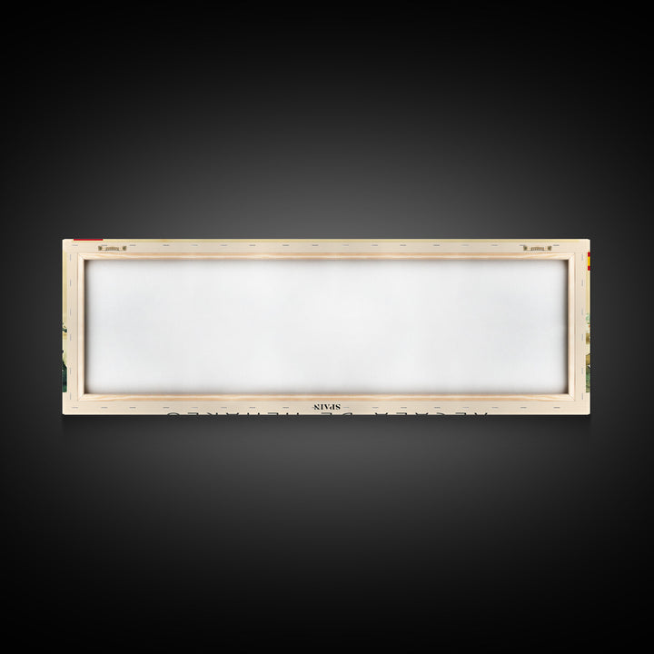 Alcalá Spain Travel Art, City Art, Framed Canvas Print or Metal Wall Art, Europe Travel Poster, Panoramic Wall Art, Extra Wide Wall Art