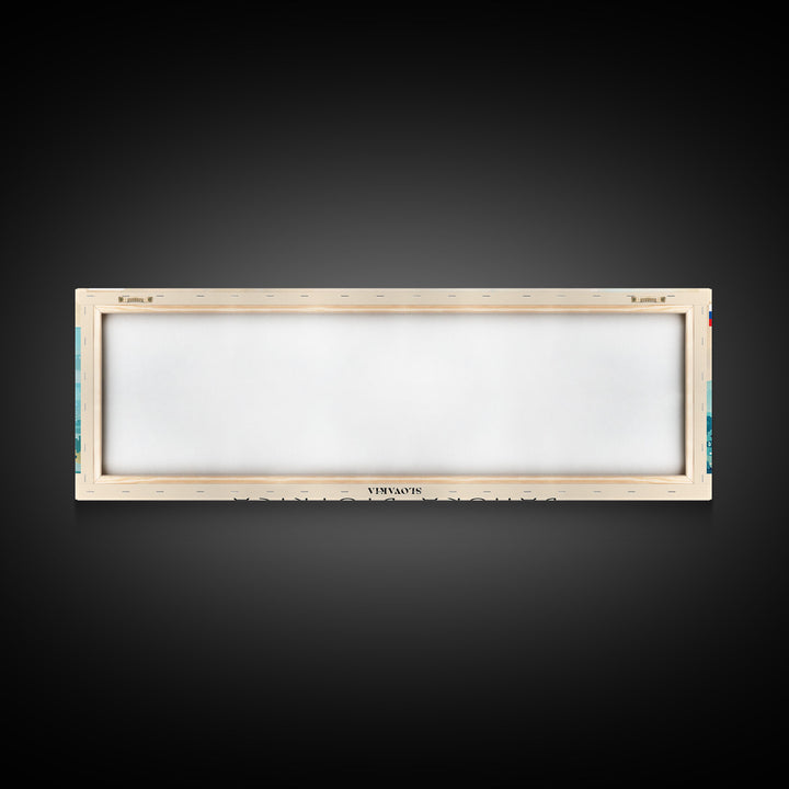 Banska Bystrica Slovakia Wall Art, Panoramic Travel Poster, Panoramic Framed Canvas Print, City Wall Art, Wall Hanging Home Decor, Travel Art