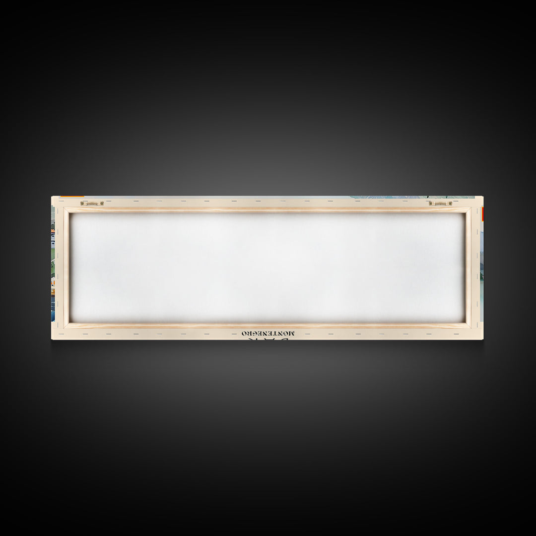 Bar Montenegro Travel Print Wall Art, Panoramic City Art, Travel Art, Wall Decor, Vacation Gift, Framed Canvas Print Or Metal Art