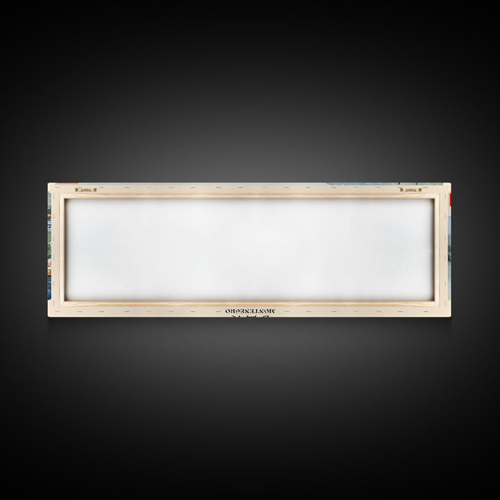 Bar Montenegro Travel Print Wall Art, Panoramic City Art, Travel Art, Wall Decor, Vacation Gift, Framed Canvas Print Or Metal Art