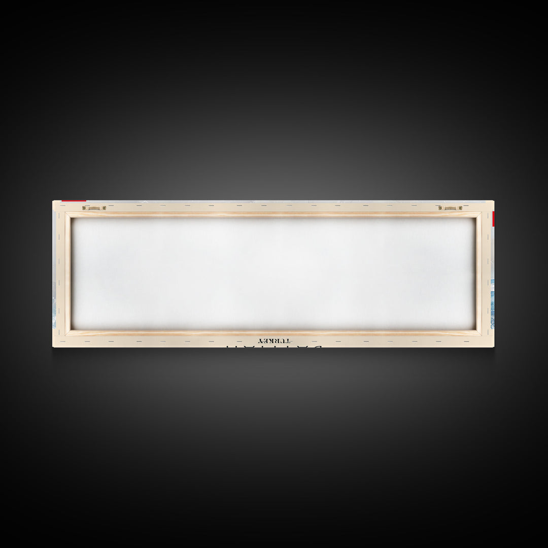 Batman Turkey Panoramic Travel Poster, Framed Canvas Print or Metal Wall Art, Travel Art, Home Decor, Panoramic Painting, Midcentury Art