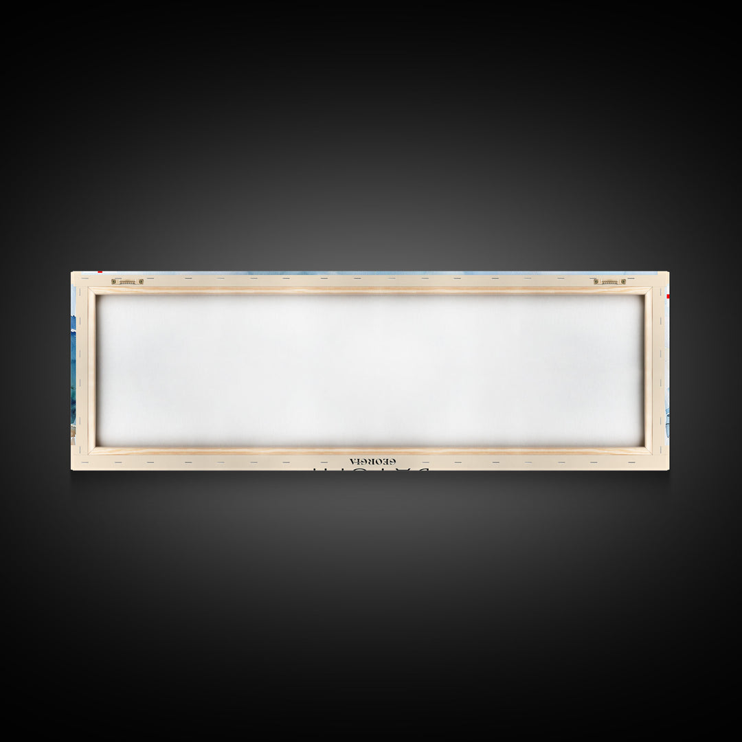 Batumi Georgia Wall Art, Panoramic Travel Poster, Panoramic Framed Canvas Print, City Wall Art, Wall Hanging Home Decor, Travel Art