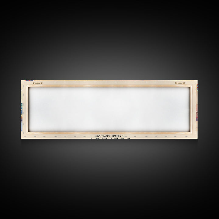 Belfast United Kingdom Travel Print Wall Art, Panoramic City Art, Travel Art, Wall Decor, Vacation Gift, Framed Canvas Print Or Metal Art